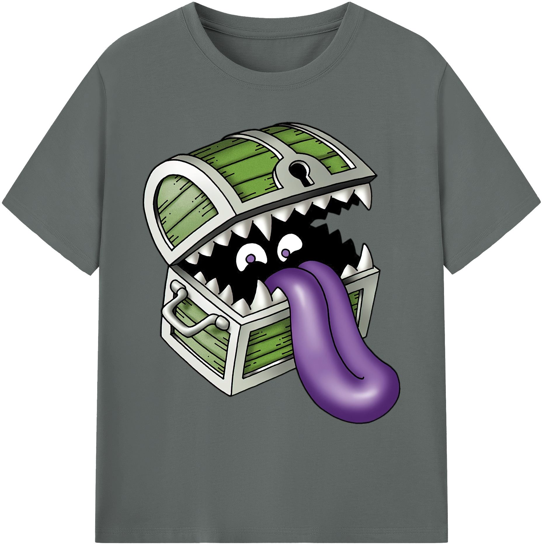 （画像用） ドラゴンクエスト Doragon Kuesuto Dragon Quest 綿100％ メンズ半袖Tシャツ｜肌触りやわらか＆通気性